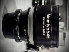 A Single Mamiya 645 Lens
